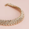 IngeSight.Z  Multi Row Rhinestones Short Choker Necklaces Shiny Crystal Necklaces Collar for Women Neck Wedding Jewelry