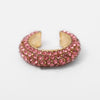 IngeSight.Z  Shiny Rhinestones Crystal Clip Earrings Without Piercing Small Cuff Ear Bone Fake Cartilage Earrings Jewelry