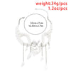 IngeSight.Z  Water Drop Imitation Pearls Tassel Choker Necklaces for Women Long Tassel Crystal Necklaces Wedding Jewelry