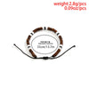 IngeSight.Z Men's Wood Beaded Clay Bracelet Simple Mixed Color Adjustable Stacking Surfer Bracelet Charm Gift Women