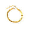 IngeSight.Z Minimalism Airplane Shape V Sequins Bracelets for Women Charm Gold Color Wrist Chain Bracelet Bangles Jewelry Gift