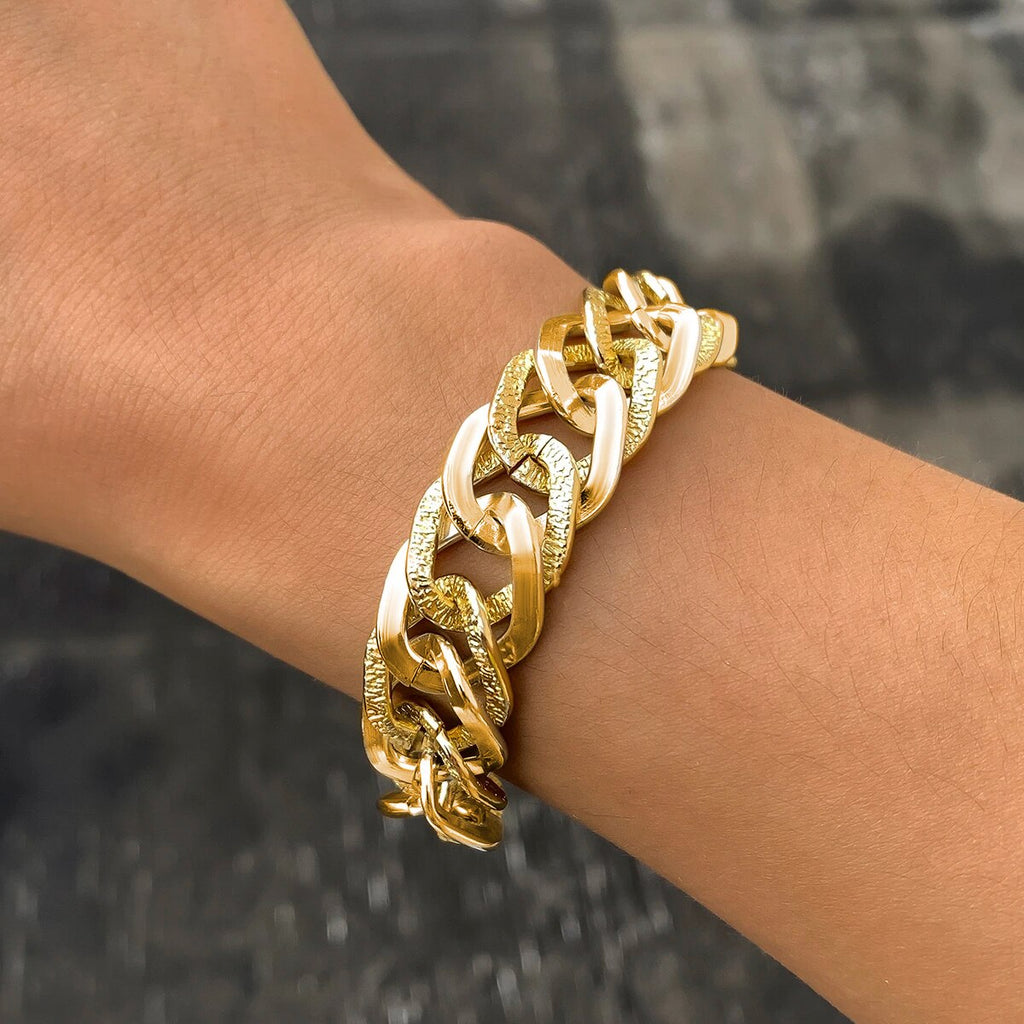 IngeSight.Z Mix Color Twisted Metal Chain Chunky Choker Necklaces Thick Miami Curb Cuban Necklace Collier Women Men Neck Jewelry