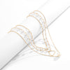 IngeSight.Z Multilayer Pearls Love Heart Pendant Necklace for Women Elegant Gold Color Party Wedding Necklace Jewelry Gift