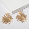 IngeSight.Z Punk Exaggerated Heart Dangle Earrings for Women Statement Hip Hop Gold Color Geometric Big Drop Earrings Jewelry