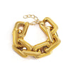 IngeSight.Z Punk Exaggerated Plastic Material Bracelets On Hand Kpop Chunky Big Chain Bracelets Bangles for Women Jewelry Gifts