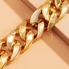IngeSight.Z Punk Exaggerated Plastic Material Bracelets On Hand Kpop Chunky Big Chain Bracelets Bangles for Women Jewelry Gifts