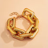 IngeSight.Z Punk Exaggerated Plastic Material Bracelets On Hand Kpop Chunky Big Chain Bracelets Bangles for Women Jewelry Gifts