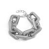 IngeSight.Z Punk Exaggerated Plastic Material Bracelets On Hand Kpop Chunky Big Chain Bracelets Bangles for Women Jewelry Gifts