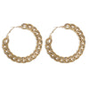 IngeSight.Z Punk Hyperbole Geometric Large Circle Hoop Earrings Kpop Street Chunky Thick Big Loop Earrings Female Jewelry Bijoux