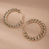 IngeSight.Z Punk Hyperbole Geometric Large Circle Hoop Earrings Kpop Street Chunky Thick Big Loop Earrings Female Jewelry Bijoux