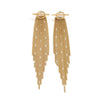 IngeSight.Z Punk Street Long Tassel Drop Dangle Earring Large Big Geometric Metal Hanging Earrings for Women Girls Retro Jewelry