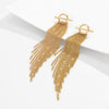 IngeSight.Z Punk Street Long Tassel Drop Dangle Earring Large Big Geometric Metal Hanging Earrings for Women Girls Retro Jewelry