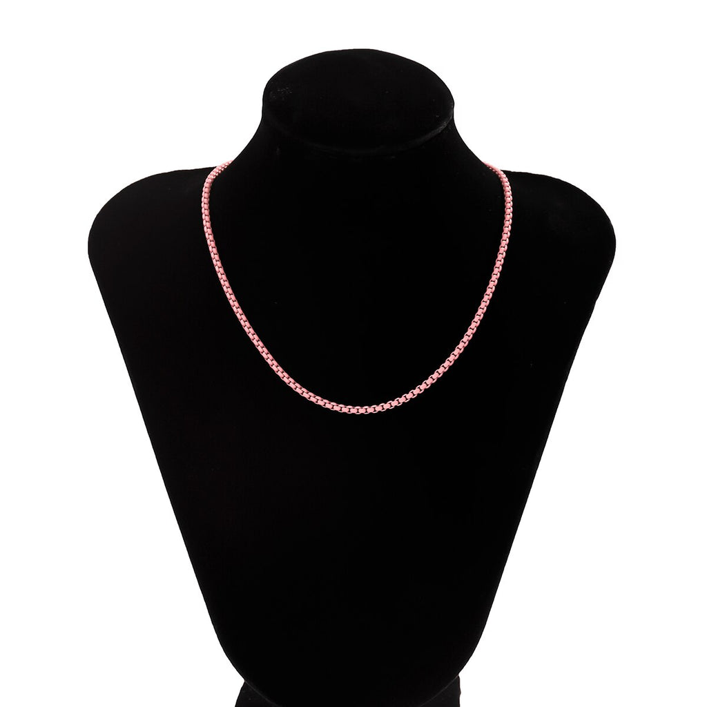 IngeSight.Z Rainbow Enamel Dripping Oil Necklace for Women 2022 Bohemia Candy Color Choker Necklace Summer Beach  Jewelry Gifts