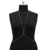 IngeSight.Z Sexy Crystal Clothing Chain Halter Neck Cross Chest Chain Necklace for Women2022 Beach Bikini Waist Belt Body Chain