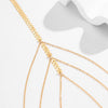 IngeSight.Z Sexy Elastic Fringe Leg Thigh Chain For Women Multi Layers Gold Color Copper Thigh Harness Jewelry Beach Body Chain