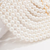 IngeSight.Z Sexy Imitation Pearl Beaded Shawl Top Shoulder Chain for Women Elegant Retro Shoulder Necklace Wedding Body Jewelry