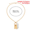 IngeSight.Z Sexy Round Circle Tassel Long Chest Chain Pendant Necklace for Women Punk Gold Color Body Chain Sweater Jewelry 2022