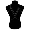 IngeSight.Z Simple Cross Body Chest Chain for Women Sexy Boho Bikini Harness Bra Body Chain Necklace Choker 2022 Jewelry Gifts