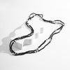 IngeSight.Z Simple Double Layer Black and White Rice Bead Waist Chain for Women Sexy Bikini Beads Belly Chain Body Chain Jewelry