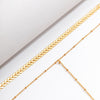 IngeSight.Z Simple Double Layer Sequins Long Tassel Choker Necklace for Women Gothic Gold Color Beads Link Chain Collar Jewelry