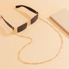 IngeSight.Z Simple Minimalist Bead Sunglasses Eyeglasses Chain Geometric Reading Glasses Chain Cord Holder Lanyard Neck Strap