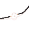IngeSight.Z Simple Minimalist Imitation Pearl Choker Necklace Collar Statement Black Bead Clavicle Chain Neck for Women Jewelry