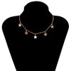 IngeSight.Z Simple Minimalist Multiple Pendant Necklace Statement Gold Color Star Tassel Choker Necklaces Collar Women Jewelry
