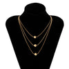 IngeSight.Z Simple Multi Layered CCB Beads Thin Snake Chain Necklaces for Women Punk Gold Color Chain Choker Necklace Jewelry