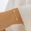 IngeSight.Z Trendy Freshwater Pearl Bracelet for Women Classic Simple Gold Color Link Chain Hand Jewelry Wedding Jewelry Gift