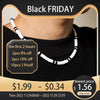 IngeSight.Z White Black Color Soft Clay Beads Choker Necklaces for Women Men Simple Minimalist Collar Necklaces Jewelry Gifts