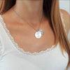 Inpirational Angel Wing Disk Necklaces Sometimes I Just Look Up,Smile,And Say,I Know That Was You Pendant Jewelry Gift