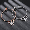Ins Silverly Rose Gold Color Moon Star Charm Bracelet for Women Accessories Bracelets  Bangle Charm Bracelet Jewelry