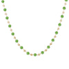 Ins Simple Necklace Black/Red/Pink/Green/Beads  Crystal Necklace Handmade Choker Necklace Beads For Woman Jewelry 2022