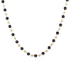 Ins Simple Necklace Black/Red/Pink/Green/Beads  Crystal Necklace Handmade Choker Necklace Beads For Woman Jewelry 2022