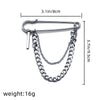 Ins Harajuku Jeans Chain Belt Unisex Cool Brooch Shoe Pants Chain Cross Pendant Chain Accessories Decoration