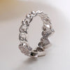 Ins Heart Ring Twist Classical Cubic Zircon for Woman Lover Rose Gold Color Wedding Engagement Finger Ring For Girl Jewelry Gift