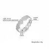 Ins Heart Ring Twist Classical Cubic Zircon for Woman Lover Rose Gold Color Wedding Engagement Finger Ring For Girl Jewelry Gift