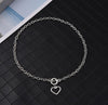 Ins Hollow Heart Choker Necklaces For Women  Statement Necklace Heart Dainty Pendant Necklace Gift
