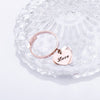 Ins Stainless Steel Silverly Love Rings For Women Adjustable Temperament Engagement Wedding Rings Jewelry  2022