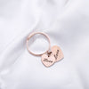 Ins Stainless Steel Silverly Love Rings For Women Adjustable Temperament Engagement Wedding Rings Jewelry  2022