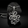 Ins Style Octopus Sea Monster Pendant Necklace Cthulhu Mythology Jewelry Men's Hip Hop Pendant Necklace Chain Accessories