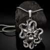Ins Style Octopus Sea Monster Pendant Necklace Cthulhu Mythology Jewelry Men's Hip Hop Pendant Necklace Chain Accessories