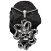 Ins Style Octopus Sea Monster Pendant Necklace Cthulhu Mythology Jewelry Men's Hip Hop Pendant Necklace Chain Accessories