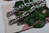 Ins the same thick plastic bag chain super chic lady messenger bag straps arm handbag chain bag parts