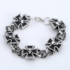 Iron Cross Skull Chain Men's Bracelet Metal Gothic Punk Glamour Party Men's Jewelry Accessories 2022 Bracelet Trend