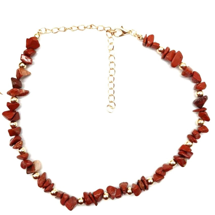 Irregular Natural Energy Crystal Stone Bead Short Chain Necklaces Chokers For Women Girl Party Club Decor Jewelry