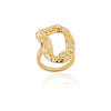 Irregular Round Zircon Rings for Women Stainless Steel Geometric Finger Ring 2023 Trend Bridesmaid Wedding Jewelry Gift anillos