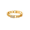 Irregular Zircon Chain Rings For Women Stainless Steel Crystal Finger Ring 2023 Trend Wedding Band Couple Jewelry anillos mujer