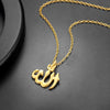 Islam Muslim Rune Pendant Necklace Men's Women's Necklace Titanium Steel Religious Amulet Pendant Accessories Party Jewelry 2022