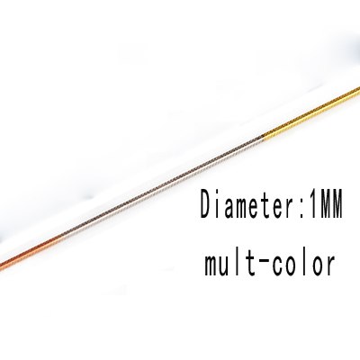 Italian Technology18K Gold Womens Snake Necklaces Slim Thin Snake Chains FOR Pendants Collarbone Chain Snake Bones Locket Link